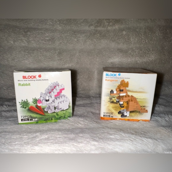 NEW Mini Micro Building Block Single Boxes and Display Box Animals Faux Lego 10 - Picture 7 of 11